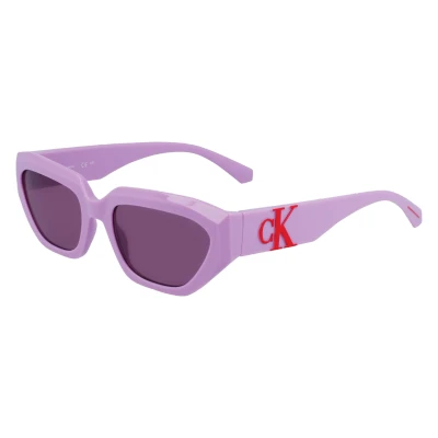 Image of Calvin Klein Jeans Unisex Sunglasses, Size: 54, Lilac