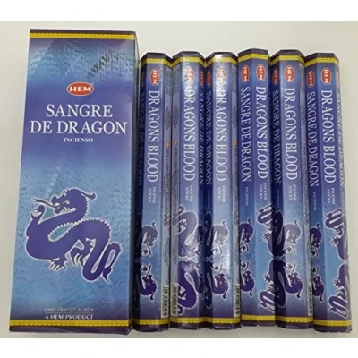 Image of New: Hem Dragons Blood Hexa Incense Stick, 6packs X 20 Sticks= 120 Sticks