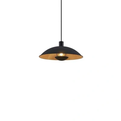Image of Lindby hanging light Narisara, Ø 40 cm, E27, black gold