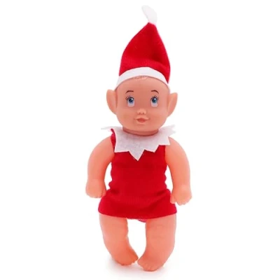 Image of Pack Of 3 6&quot; Baby Naughty Elf Various Designs Elves Childrens Behaving Badly