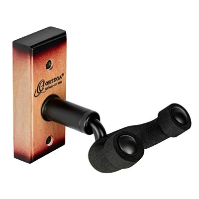 Image of Ortega Guitars Ukulele Hanger Accessories Wall Mount for Wood, Brown (OUH 1TSB)