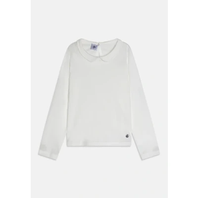 Image of Petit Bateau TEE Long sleeved top for kids, Size: 8y, Marshmallow