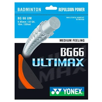 Image of Yonex BG66 Ultimax Badminton String Set 0.65mm / 10m Orange
