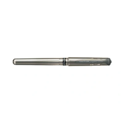 Image of uni ball Signo Broad Metallic UM 153 Pen Silver, Pack of 12