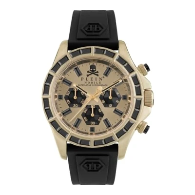 Image of Philipp Plein Men Chronograph Quarz Watch with Silicone Strap PWVAA0223