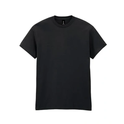 Image of Gildan Heavy Cotton Adult T Shirt, Black, 4XL