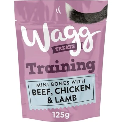 Image of Wagg Training Chicken &amp; Beef Dog Treats 125g (Pack of 7) Oven Baked