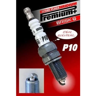 Image of Set4EAN8595001318800 Spark plug BRISK 1707 Petrol M12x1,25 16 mm FIAT: 500 Hatchback, Panda II III SUZUKI: SWIFT 4