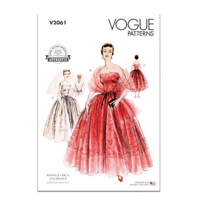 Image of Vogue Patterns Paper Pattern V2061B5 Misses&#039; Dresses and Stole B5(8 10 12 14 16)