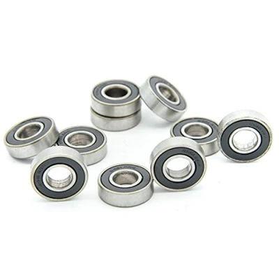 Image of 10Pcs 6001 2RS 12x28x8mm Rubber Sealed Deep Groove Ball Bearing