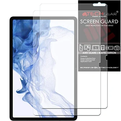 Image of TECHGEAR 2 Pack Galaxy Tab S10 Plus &amp; S9 12.4&quot; Anti Glare Screen Protectors (SM X820 / SM X826 X810 X816), MATTE Protector Guard Cover Designed for Samsung S9+ S10+