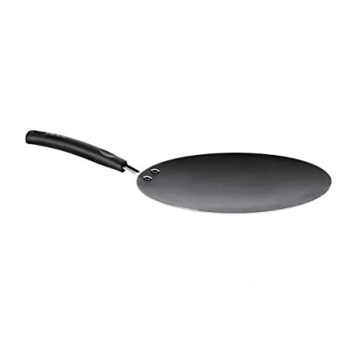 Image of Tefal Non Stick Chapatti and Indian Flatbread Pan Madras Collection, Aluminium, Black, 30 cm