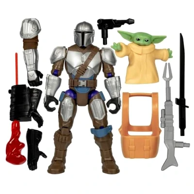 Image of Star Wars MIXMASHERS MANDO AND GROGU DLX FIGURE