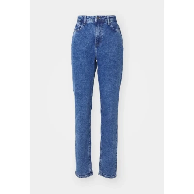 Image of Noisy May Nmdaisy MOM FIT JEAN Straight leg jeans, Women&#039;s, Size: 25x30, Medium blue denim