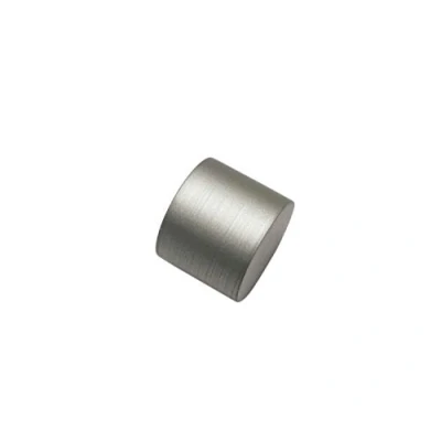 Image of Gardinia Piece, 2 x end Cap, Metal, Silver, for Curtain Technology, Diameter, Ø 19 mm