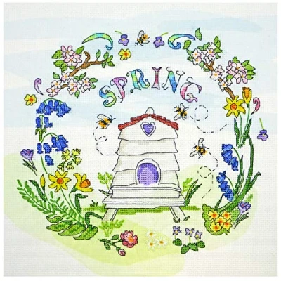 Image of Bothy Threads Cross Stitch Kit Spring Time