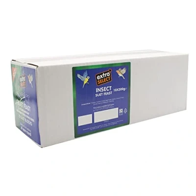 Image of Extra Select Wild Bird High Energy Insect Suet Blocks 10x300gm