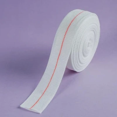 Image of Tubular Bandages, Stretch Retention Bandage, Elasticated Support Sprain Bandage for Small Limbs, Red Line (3.5cm x 10m)