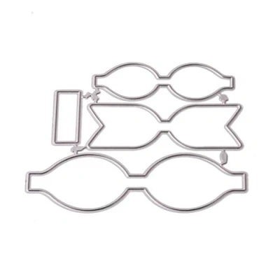 Image of Ksikdeg Bow knot Theme Metal Die Cuts Cutting Dies Cut Stencils For Embossing Paper Leather Scrapbooking Card Making