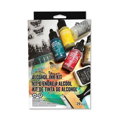 Image of Ranger Distress Alcohol Ink Kit, Synthetic Material, Multicoloured, 19 x 11.5 3.9 cm