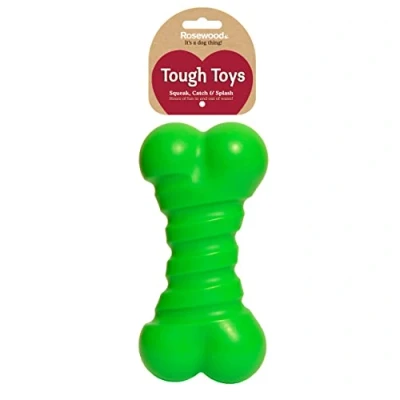 Image of Rosewood Squeaky Tough Bone Dog Toy