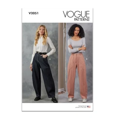 Image of Vogue Patterns Paper Pattern V2051U5 Misses&#039; Trousers U5 (16 18 20 22 24)