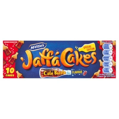 Image of McVitie&#039;s Jaffa Cakes Cola Flavour, 10 Cakes, 110 g (Pack of 1)