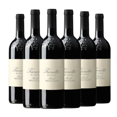 Image of Prunotto Bussia Barolo DOCG Italian Red Wine 6 x 75cl Bottle 14% ABV