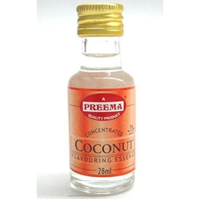 Image of Coconut Food Flavouring Essence Preema 28ml Bottle