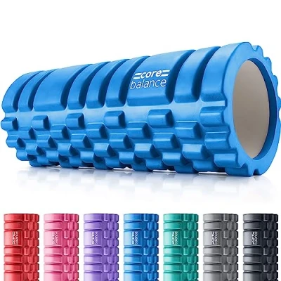 Image of Core Balance Foam Roller For Deep Tissue Muscle Massage, Trigger Point Grid Sports Massager, Fitness Gym Physio