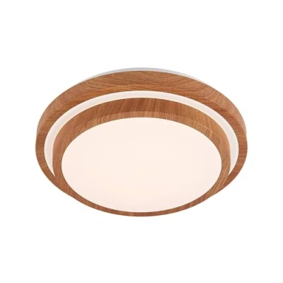 Image of Lindby LED Ceiling Light &#039;Vaako&#039; (Modern) in Brown for e.g. Office &amp; Workroom (1 Source,) from lamp, lamp