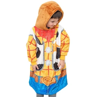 Image of Woody Toy Story Deluxe Oodie/Oversized Blanket Hoodie Poncho 4 5yrs
