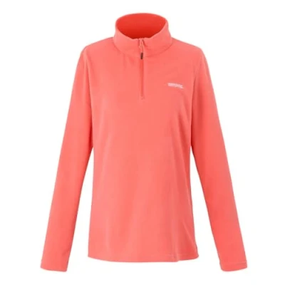 Image of Regatta Women&#039;s Sweethart Lightweight Half Zip Fleece Peach Bloom, Size: 8
