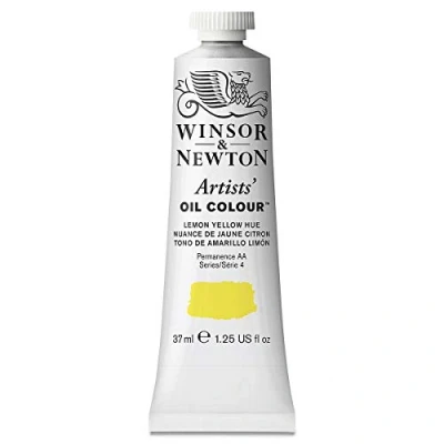 Image of Winsor &amp; Newton 37ml Artists&#039; Oil Colour Lemon Yellow Hue
