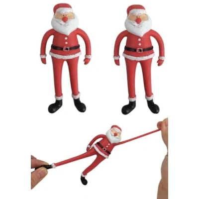 Image of Ozmoint Multipack Stretchy Father Christmas Secret Santa Stocking Filler Grotto (2 x Christmas)