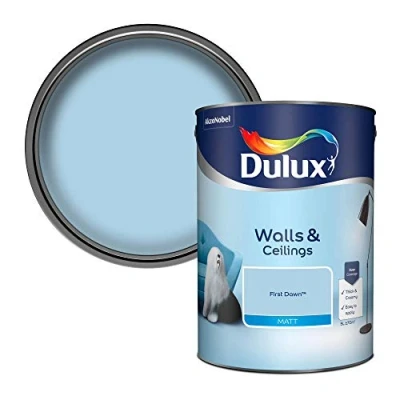 Image of Dulux Matt Emulsion Paint For Walls And Ceilings First Dawn 5L