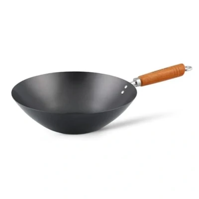Image of Ken Hom Classic 35cm Non Stick Carbon Steel Wok