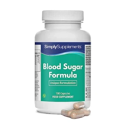Image of Diabeat Blood Sugar Formula Fenugreek &amp; Chromium Tablets to Support Healthy Glucose Vegan Vegetarian Friendly 180 Capsules Supplement Manufactured in The UK