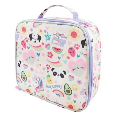 Image of Polar Gear Cute Icons Lunch Bag, Durable Polyester