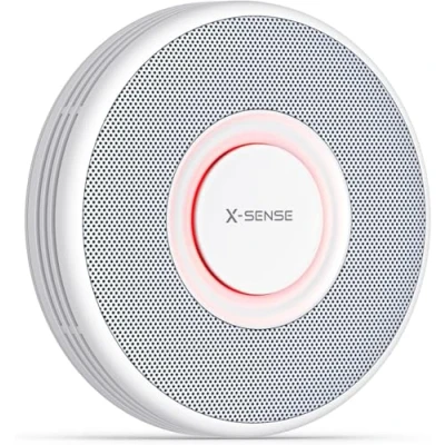 Image of X Sense Smart Smoke Alarm for Home with English Voice Alerts and 17 Locations, Wi Fi Requires SBS50 Base Station, Wireless Interlinked Fire Alarm, XS0B MR, 1 Pack