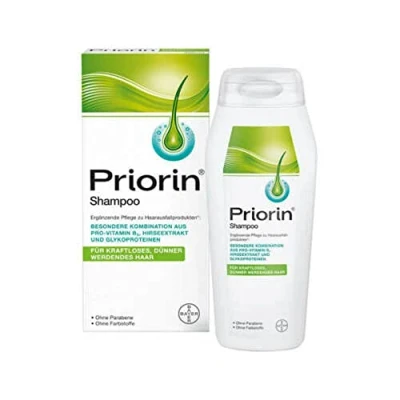 Image of BAYER Priorin shampoo for hair loss oily 200ml