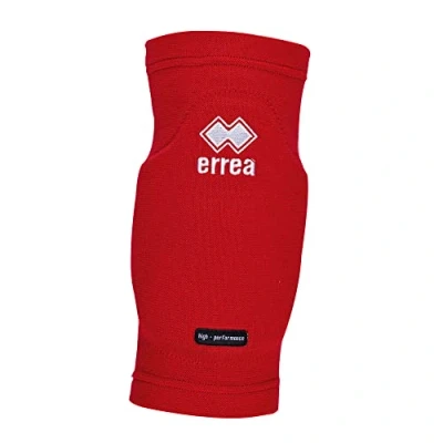 Image of Errea Unisex Adults Tokyo Knee Pads for Volleyball, Gymnastics Training and Competition (1 Pair) X Large Red