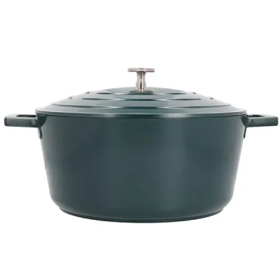 Image of MasterClass Cast Aluminium 5L Casserole Dish Hunter Green