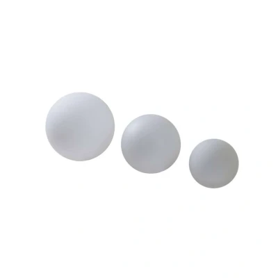 Image of Lindby LED solar lamps Lago, RGBW, set of 3, globes, ground spike