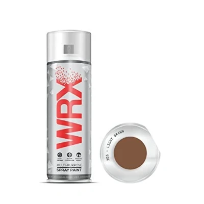 Image of WRX Light Brown Spray Paint 400 ml 305 RAL Multi Purpose For Metal Plastic Wood (1)