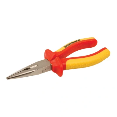 Image of Silverline VDE Expert Long Nose Pliers 160mm