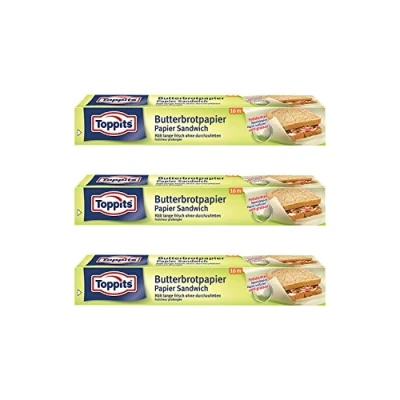Image of Toppits Sandwich Paper (28 cm x 16 m), Pack of 3 (3 metres)