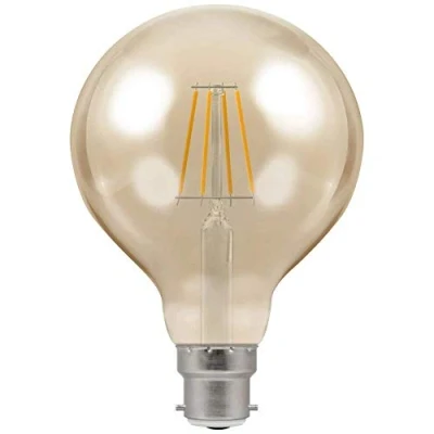 Image of Crompton LED Globe G95 Filament Antique 5W Dimmable 2200K BC B22d