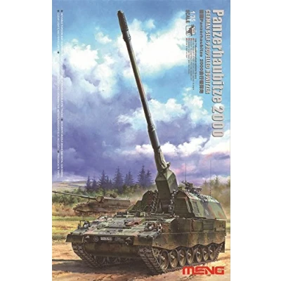 Image of MENG Model 1:35 German Panzerhaubitze 2000 Self Propelled Howitzer Kit (Multi Colour), 33.8 x 10.2 15.2 centimetres