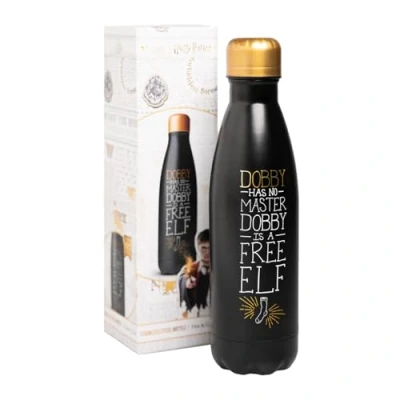 Image of Grupo Erik Harry Potter Water Bottle Dobby 500 ml 17 oz, Hot And Cold Bottle, 500ml Metal, Cute Gifts, Merchandise